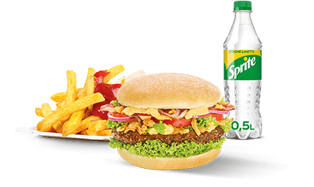 Produktbild Cajun Crispy Chicken Burger Menü