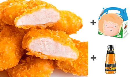 Produktbild Chicken Nuggets Kids Menü