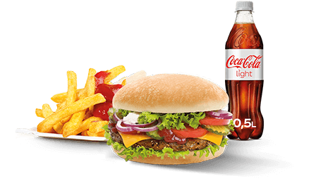 Produktbild Classic Cheese Burger Menü