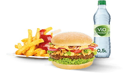 Produktbild Louisiana Burger Menü