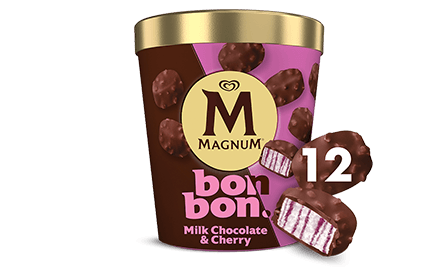 Produktbild Magnum bon bon Milk Chocolate & Cherry