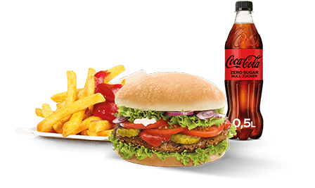 Produktbild Max Burger Menü