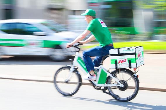 Arbeiten beim Pizza-Lieferservice