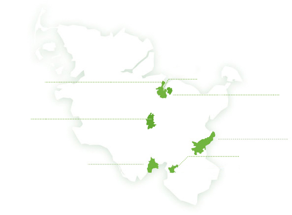 Karte von Schleswig-Holstein