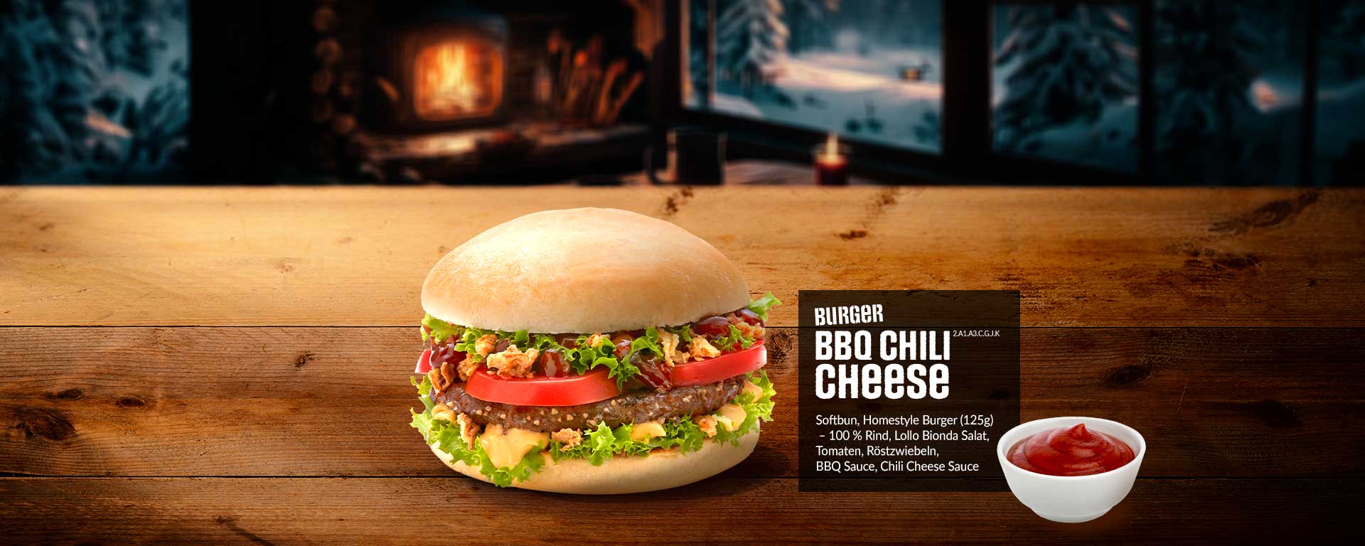 BBQ Chili Cheese Burger