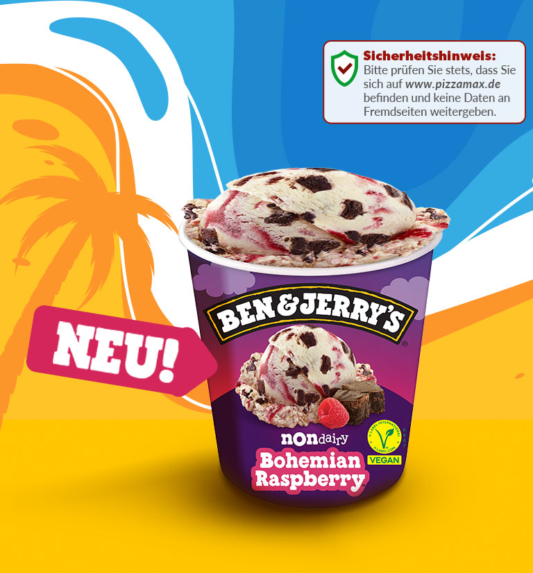 Ben & Jerrys - Bohemian Raspberry