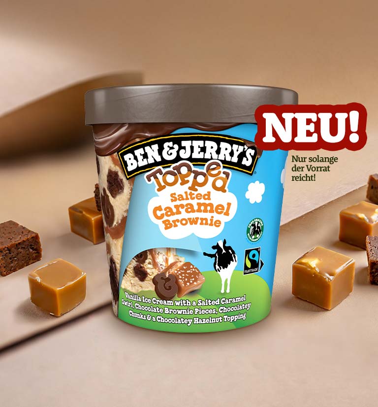 Ben & Jerry's - Topped Salted Caramel Brownie