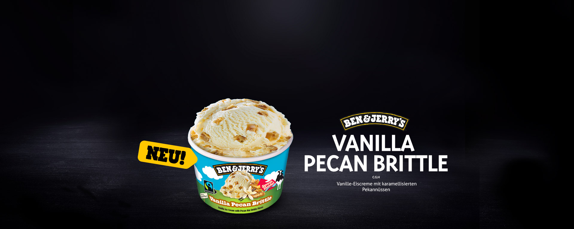 Ben & Jerry's - Vanilla Pecan Brittle