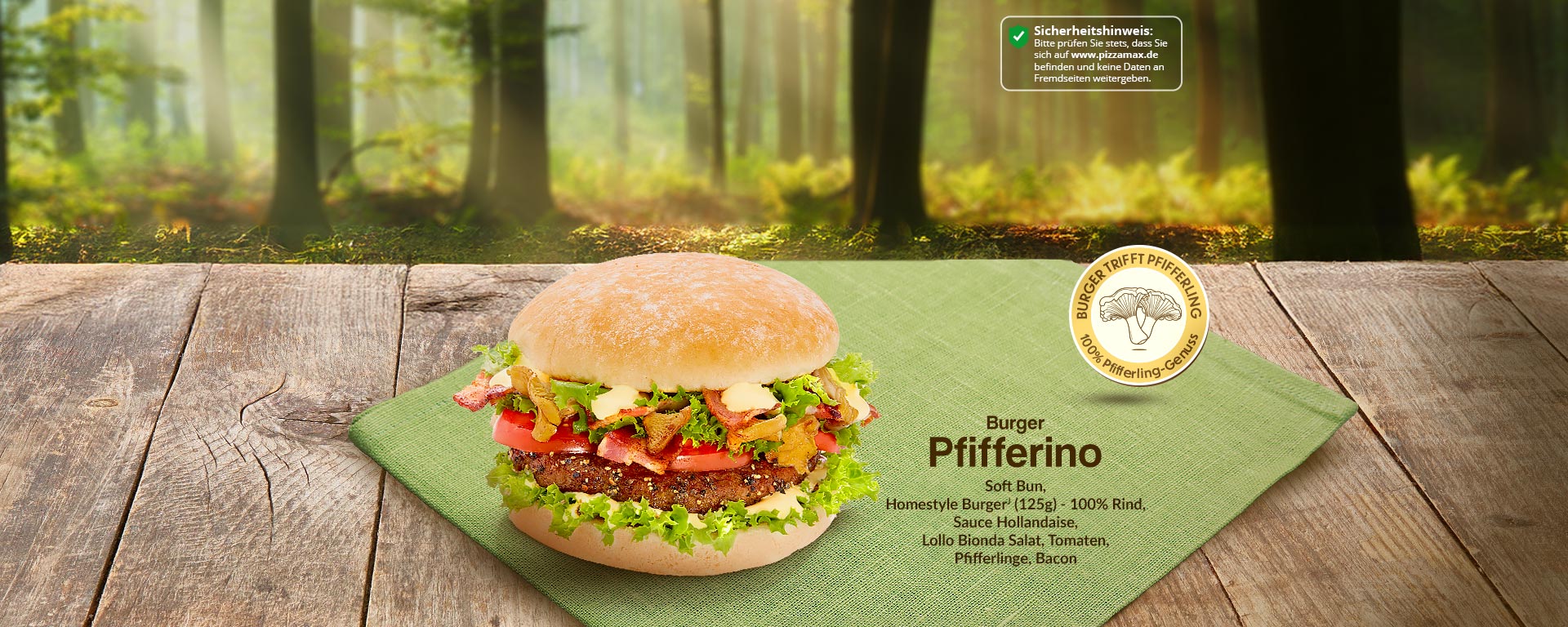 Pfifferino Burger