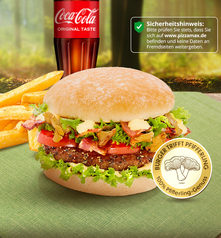 Pfifferino Burger Menü